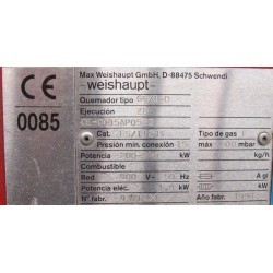 Quemador de gas natural Weishaupt Monarch G5/1D-ZD
